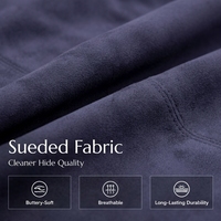 Evergo Hochwertige Luxus Gebogene Modulare Sofa-Garnitur mit Wildleder-Stoffbezug Elegantes Set für Hotel und Wohnzimmer