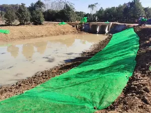 Erosion Control Mat For Clay 3 Layers Green