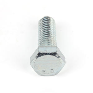 בורג משושה עם הברגה מלאה, פלדת פחמן DIN 933 דרגה 8.8, ציפוי אבץ כחול-לבן - Product Image 6