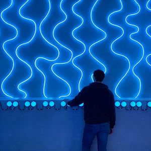 Équipement de mouvement numérique pour arène de jeu d'activation réactive, avec boutons poussoirs interactifs et éclairage LED à flash actif pour jeux - Product Image 3