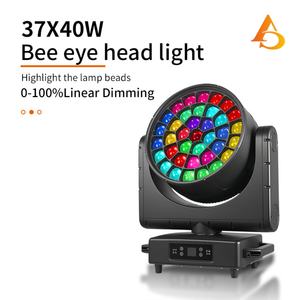 AICPOSE 37x40W IP65 Bee Eye RGBW Projecteur à tête mobile étanche professionnel pour scène avec zoom LED - Product Image 1