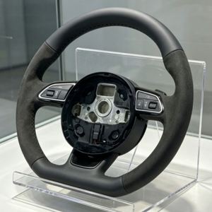 Volante Deportivo en Oferta para <span class=keywords><strong>Audi</strong></span> RS3 RS7 Q7 C6 C8 S6 B8 B8.5 B9 S3 S4 B8 A1 A3 A4 A5 A6 A7 A8 Q3 Q5 Q7, Volante de Gamuza - Product Image 2