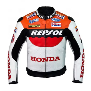Giacca da Moto in <span class=keywords><strong>Pelle</strong></span> da <span class=keywords><strong>Uomo</strong></span> Personalizzata OEM ODM, Stile Bomber Sottile alla Moda con Colletto Rialzato - Product Image 1