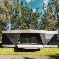 Maison de conteneur préfabriquée en forme de sous-marin multifonctionnel personnalisable à bas prix pour une utilisation en villa Maisons préfabriquées à capsule spatiale