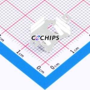 MY-1220-03-K Button & Strip Battery Connector SMD Connector Battery Clip CR1220 Phosphor Bronze Nickel - Product Image 1