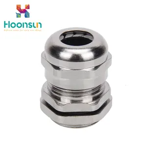 M20 PG29 IP68 cord grip waterproof thread nickel-plated brass electrical EMC metal connector cable glands seals suppliers