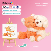 Peluche Renard-Chien Mignon à Câliner, Parfumée, Kawaii, Anti-Stress, Rembourrage en Coton PP Doux, Personnalisable pour Cadeau d'Anniversaire Enfant