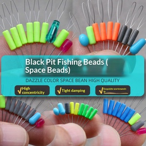 Perles d'espacement carrées anti-emmêlement <span class=keywords><strong>de</strong></span> qualité compétition en caoutchouc Fisherman's Wharf pour la construction <span class=keywords><strong>de</strong></span> cannes à pêche - Product Image 1
