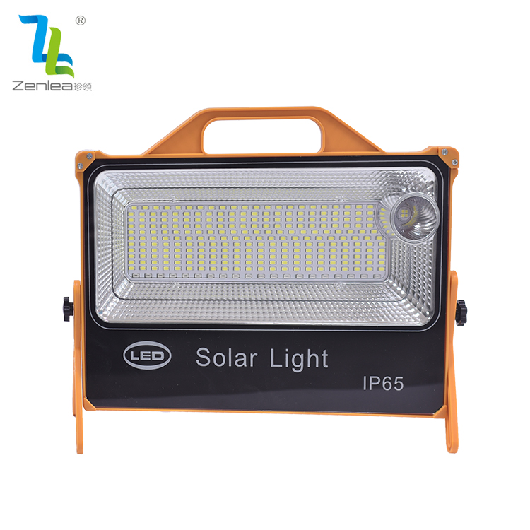 Высококачественный портативный водонепроницаемый уличный светодиодный аварийный фонарь на солнечной батарее Ip65 Smd 150 Вт 200 Вт ZENLEA