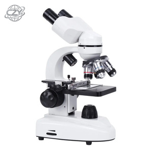 Microscopio Biológico Binocular CZY CZY007 40-1600X con Condensador Abbe, Alta Definición, para Laboratorio y Estudiantes, Enfoque Manual Compuesto, IP66 - Product Image 1