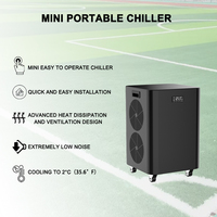 Refroidisseur d'eau CHILLMEND 1HP, système de bain froid avec refroidissement par bain de glace et technologie de refroidissement par air pour une utilisation en extérieur et en intérieur