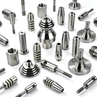 Pièces de machine à usiner CNC sur mesure, tournage CNC 5 axes, usinage CNC, petites pièces en aluminium, acier inoxydable