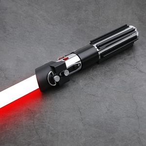 TXQsaber Spada Laser <span class=keywords><strong>Darth</strong></span> <span class=keywords><strong>Vader</strong></span> EP5 con Oscillazione Fluida, Manico in Metallo RGB, Scheda Sonora Neopixel, Giocattolo per Cosplay <span class=keywords><strong>Star</strong></span> <span class=keywords><strong>Wars</strong></span> - Product Image 1