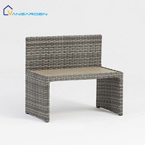 Ensemble de table et chaises de salle à manger en rotin pour <span class=keywords><strong>jardin</strong></span> minimaliste extérieur, résistant à l'eau, séchage rapide, confortable, pour hôtel, balcon - Product Image 3