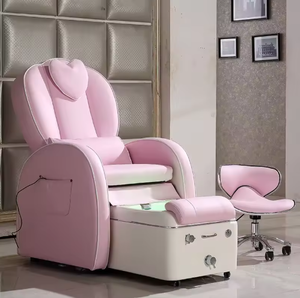 Modern Luxury Nail Salon Equipment pink Foot Spa <b>Chair</b> Electric Massage <b>Pedicure</b> <b>Chair</b> with Light Surfing for Beauty Shop - Product Image 1