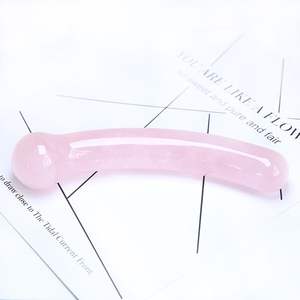 Donghai-Rodillo de cristal Rosa <span class=keywords><strong>Natural</strong></span>, varita de Yoni, obsidiana, consolador de cuarzo transparente, masajeador curativo, venta al por mayor - Product Image 4