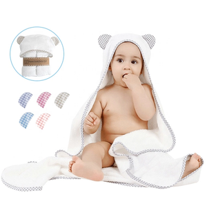 Serviette pour bébé en coton mousseline écologique à 6 couches - Serviette <span class=keywords><strong>de</strong></span> <span class=keywords><strong>bain</strong></span> hypoallergénique pour nouveau-né - Product Image 3