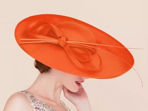 Chapeau de paille élégant pour <span class=keywords><strong>femme</strong></span> W671, style européen et américain, à large bord, avec <span class=keywords><strong>d</strong></span>écoration en plumes naturelles, nouvelle collection printemps-<span class=keywords><strong>été</strong></span> - Product Image 5