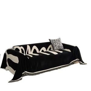 Jeté de canapé en chenille moderne et luxueux, couverture toute saison, haut de gamme, <span class=keywords><strong>anti</strong></span>-boulochage et résistant aux griffes de <span class=keywords><strong>chat</strong></span> - Product Image 1