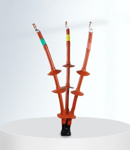 Accessoires de câbles thermorétractables 10 kV à 3 conducteurs pour extérieur, kits de terminaison à joint droit WSY-10/3.1, fils, câbles et assemblages de câbles - Product Image 1