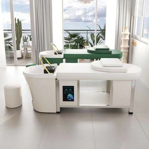 Chaise de lavage de cheveux multifonctionnelle de salon, spa capillaire japonais, thérapie SPA, bol à vapeur thaïlandais, lit de massage pour shampooing - Product Image 5