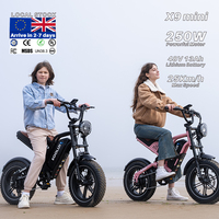 Vélo pliant Fatbike de ville Poland KOOLUX X9 Mini 48V 13Ah 250W 16x4.0 Frein à disque Homologué CE Étanche Autonomie 80KM