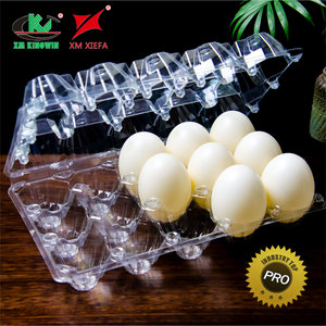 15 yumurta için 15 delik özel PET geri dönüşümlü şeffaf plastik yumurta tepsileri - Product Image 5
