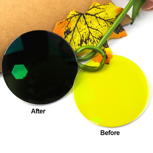 1.56 giallo chiaro rivestimento giorno e notte <span class=keywords><strong>drive</strong></span> anti abbagliamento fotogrey blu blocco lente - Product Image 2