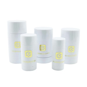 Popular White Round <strong>Empty</strong> <strong>Deodorant</strong> <strong>Container</strong> Stick 15g 30g 50g 75g <strong>Plastic</strong> <strong>Deodorant</strong> Stick Tube for Makeup Packaging - Product Image 1