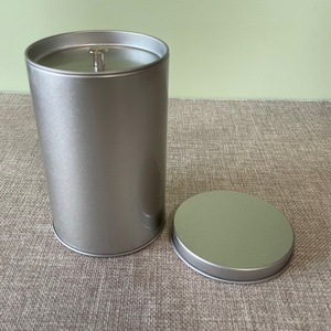 Latas Redondas de Chá, Doces de Amendoim e Snacks em Cilindro de Folha de Flandres com Tampa Coroa - Product Image 6