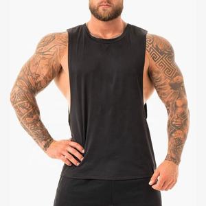 Wholesale 100% Cotton <b>Men</b> Gym Fitness Tanktop Custom OEM Services New Fashion Style <b>Mens</b> Gym Cotton <b>Singlets</b> - Product Image 1