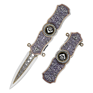 Impresión 3D mango de aluminio Fidget Spinner Stress Relief <span class=keywords><strong>Toy</strong></span> EDC pequeño cuchillo de bolsillo plegable - Product Image 1