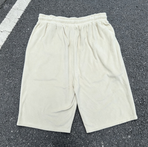 Men's Casual Streetwear Terry Shorts <b>Elastic</b> Drawstring Waist Loose Fit shorts for Summer - Product Image 5