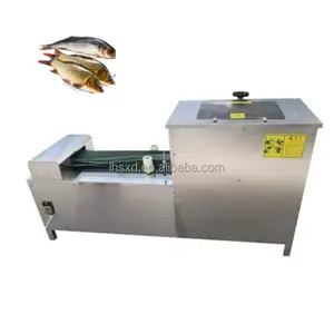 Open stomach and back machine to kill fish and remove scales /Belly ripper automatic fish killing machine