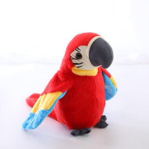 Nieuwe Elektrische Pluche Speelgoed Papegaai Elektrische Opname Leren Spreken Papegaai Draaiende Waaiervleugels Speelgoed Voor Knuffels - Product Image 4
