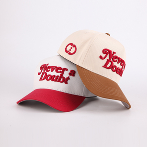 Di alta qualità personalizzato 5 pannello berretto da Baseball 3D ricamato Logo in cotone lavato telaio per uso esterno cappelli sportivi cappelli - Product Image 2