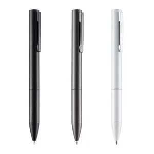 Cheapest Price on Time Delivery Fashion Pens Custom LOGO Gift Black Business Metal Ballpoint Pen