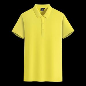 Design New Styles Short Sleeve Solid Color Men Polo T-shirt High Quality Custom Logo 100% Cotton Knit Polo Shirt for Men - Product Image 2