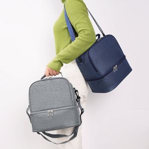 Custom Insulated Lunch <b>Bag</b> for Adults, Dual <b>Compartment</b>, Leakproof Lunch Box Tote for Work & School - Product Image 4