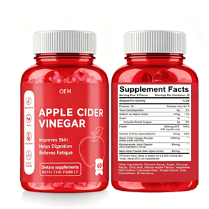 Gomitas de Vinagre de Sidra de Manzana Orgánicas Keto ACV con Vitaminas, Halal, para Adelgazar y Aplanar el Abdomen, Marca Privada OEM - Product Image 2