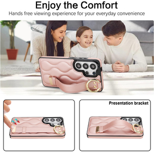 Роскошный чехол для <span class=keywords><strong>Samsung</strong></span> <span class=keywords><strong>Galaxy</strong></span> S26 Ultra с ремешком, из волнистой искусственной кожи, противоударный, для <span class=keywords><strong>Galaxy</strong></span> S25 S26 - Product Image 4