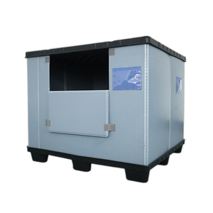 NEXARA Offre Spéciale HDPE 1220*1140mm Boîte Palette Plastique pour Entrepôt - Product Image 1