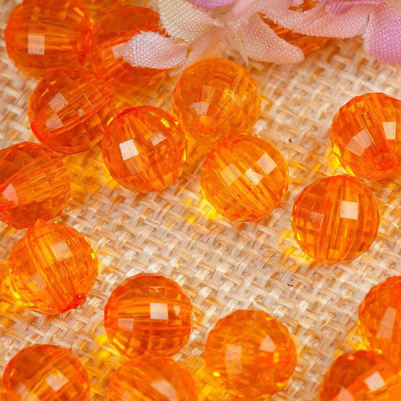 Perline Rotonde Trasparenti AB Da 6 Mm, Perline Di Gomma Acrilica - Foto 2