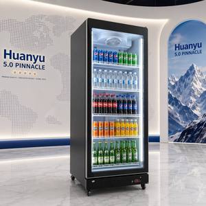 Vitrine Réfrigérée Verticale Commerciale à Température Unique pour Boissons, Bières, Cola – Présentoir de Supermarché avec Porte Vitrée - Product Image 6