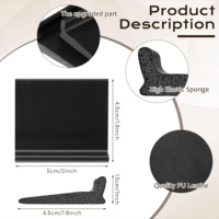 Joint d'angle de porte extérieure au design moderne Joint d'étanchéité en plastique avec adhésif