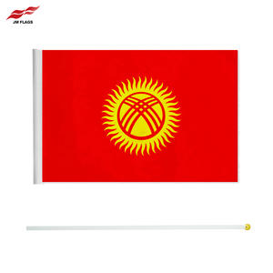 Banderas de mano para decoración, banderas de palo de poliéster, venta al por mayor - Product Image 2