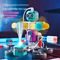 Juego de Circuitos para Experimentos Científicos de Física, Bloques de Ensamblaje Educativos de Plástico para Niños de 14+ Años, Programación Geométrica