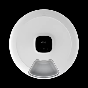 Distributeurs automatiques de nourriture pour animaux de compagnie sans fil, écologiques, modernes, 6 repas, capacité 1L, écran LCD, nutrition équilibrée, matériau ABS, protection des pattes - Product Image 3