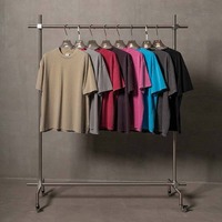 T-shirts en gros personnalisables en polyéthylène imprimé avec motif de voiture et cœur, coupe classique