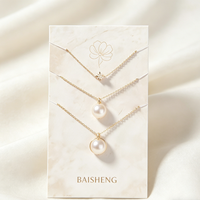 Cartes de présentation de bijoux de luxe personnalisées, estampage à chaud, plusieurs styles, cartes d'emballage pour boucles d'oreilles et colliers